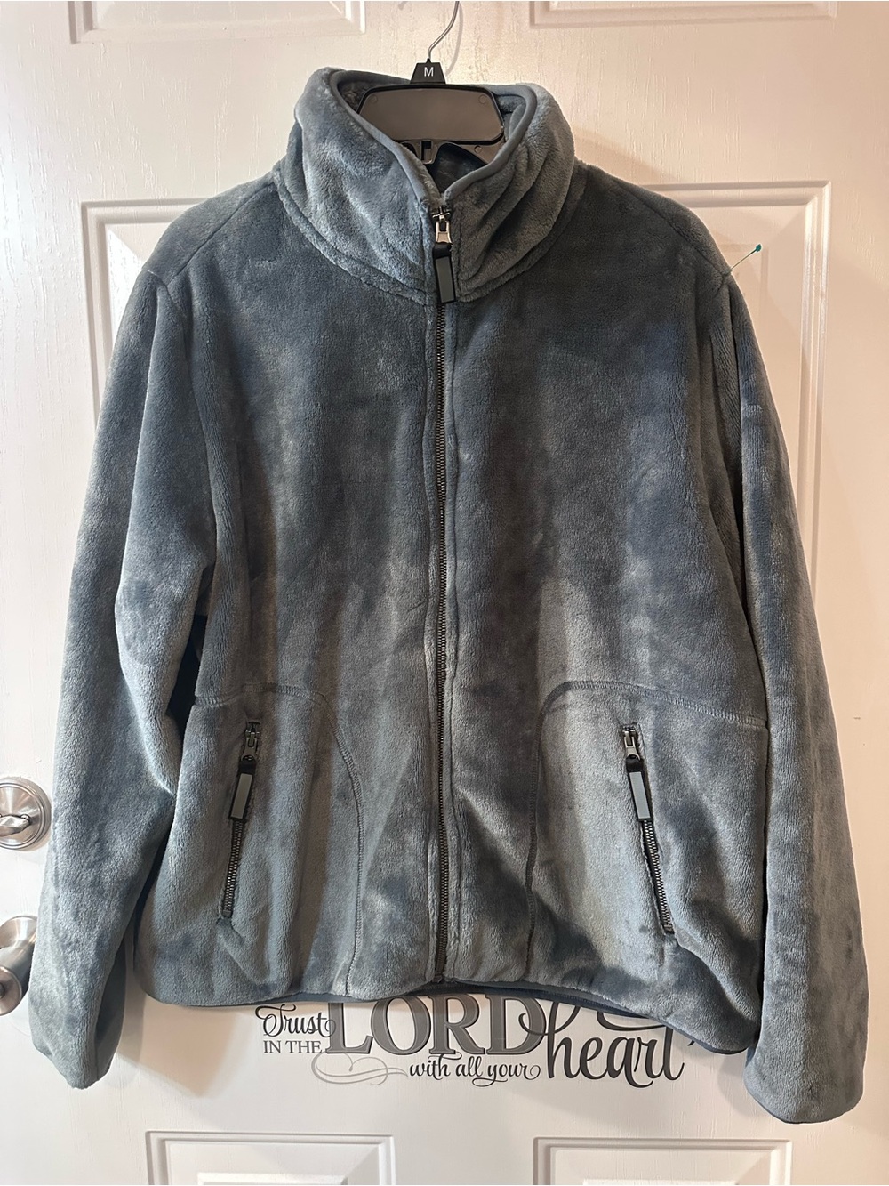 Women’s Gray Full-Zip Boeing Fleece Jacket - Comfortable high quality Layer